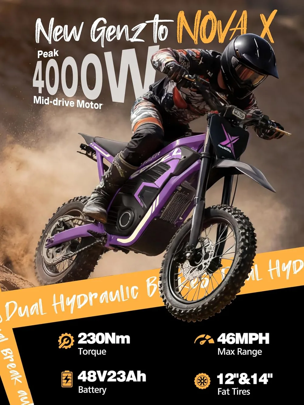 ESKUTE NOVA X Electric Dirt Bike image 2