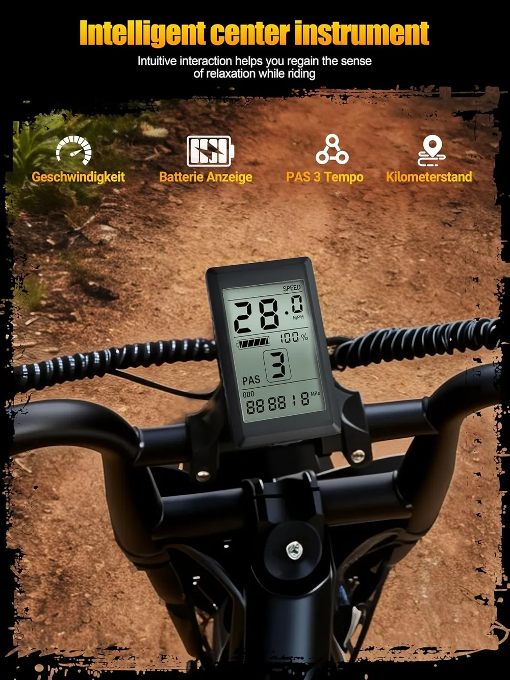 ESKUTE V100 16" Fat Tire Electric Bike image 7